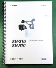 Canon XH G1s / XH A1s Instruction Manual: 155 Pages  Protective Covers