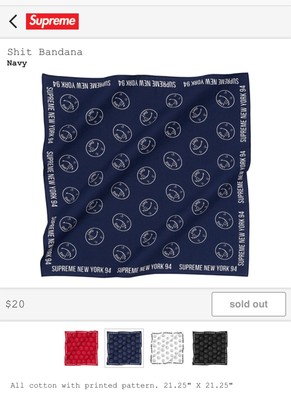 supreme bandana