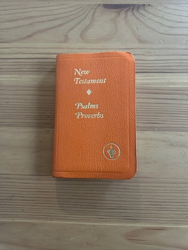 Gideon's International Mini Pocket Bible New Testament Psalms Proverbs Orange