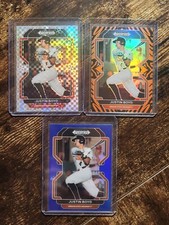 Justin Boyd 2022 Prizm Draft TIGER STRIPE /99 BLUE PRIZM Checkerboard PRIZM /35