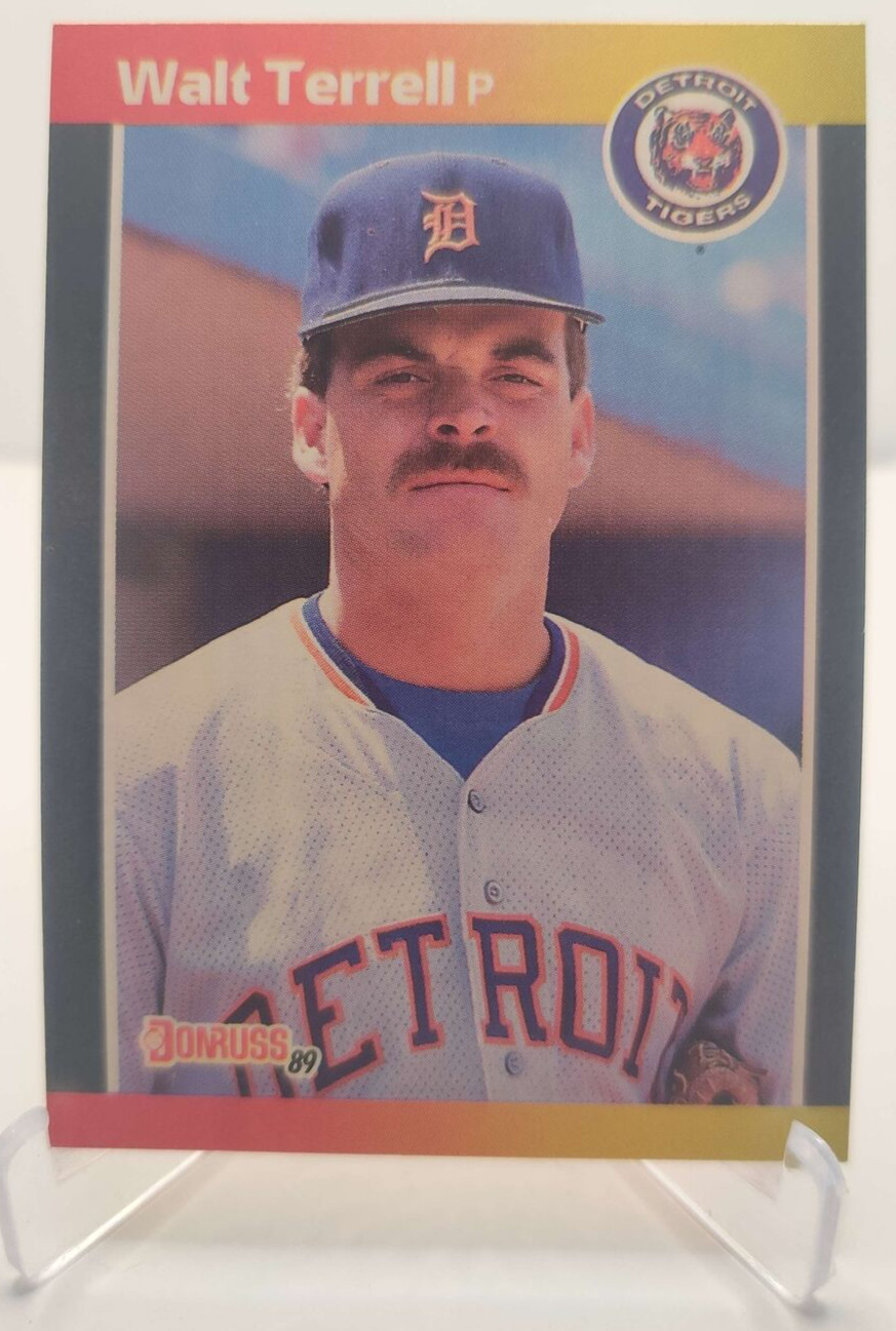 1989 Donruss #296 Walt Terrell Detroit Tigers Baseball Card
