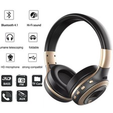 Wireless Bluetooth Headphones Over-Ear Stereo with Noise Cancelling Earphones