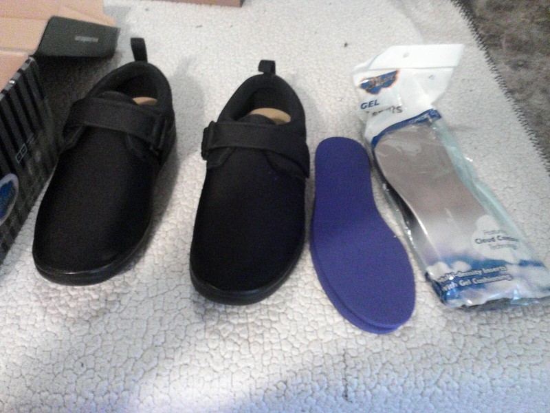 Dr. Comfort Men's Black Size 10 Wide
