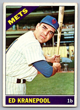 1966 TOPPS #212 ED KRANEPOOL METS
