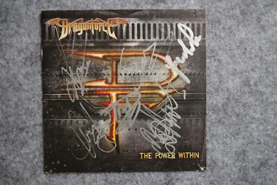 Dragonforce - The Power Within CD Album signed / autograph / signiert