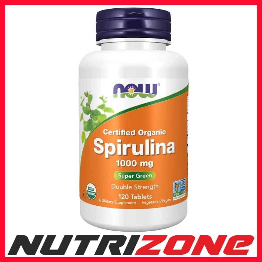 Now Foods Spirulina 1000mg - 120 tablets
