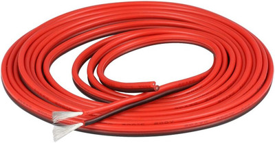 20 Gauge Flexible 2 Conductor Parallel Silicone Wire Red Black High Resistant 20