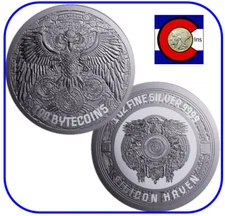 2024 Silicon Haven AI Artificial Intelligence 1 oz Silver BU Coin in Capsule