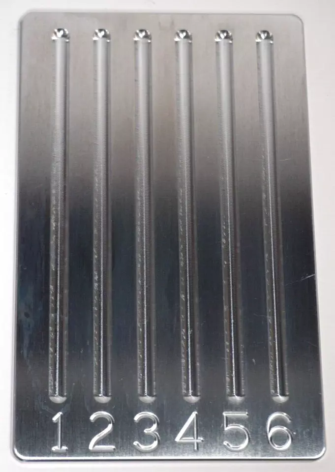 AMS CREATIVE WORKS AMS Wallet Sized Mini Aluminum Lock Pinning Tray for Locksmith & Locksport