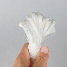 5mm White Elastic Band 5yd