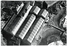 1940s SAN FRANCISCO AERIAL VIEW SUTRO BATHS HISTORIC BATHHOUSE~NEW 1980 POSTCARD