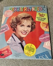 VINTAGE ORIGINAL 1960 Debbie Reynolds Paper Doll Lots Of Extras Whitman