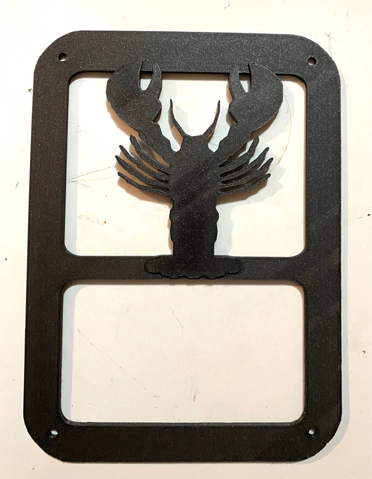 Cubiertas de luces traseras Lobster Silhouette en 3D - negras para Jeep Wrangler JK/JKU Foto 3 de 3