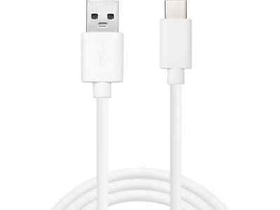 USB Ladekabel Typ C - 2 m - weiss - Quick Charge SuperVOOC - Xiaomi Samsung Oppo