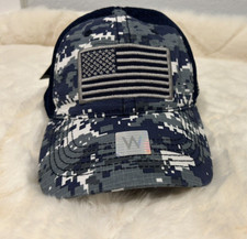 USA Flag Baseball Cap Detachable Patch Mesh Tactical Army Caps American Men Hat
