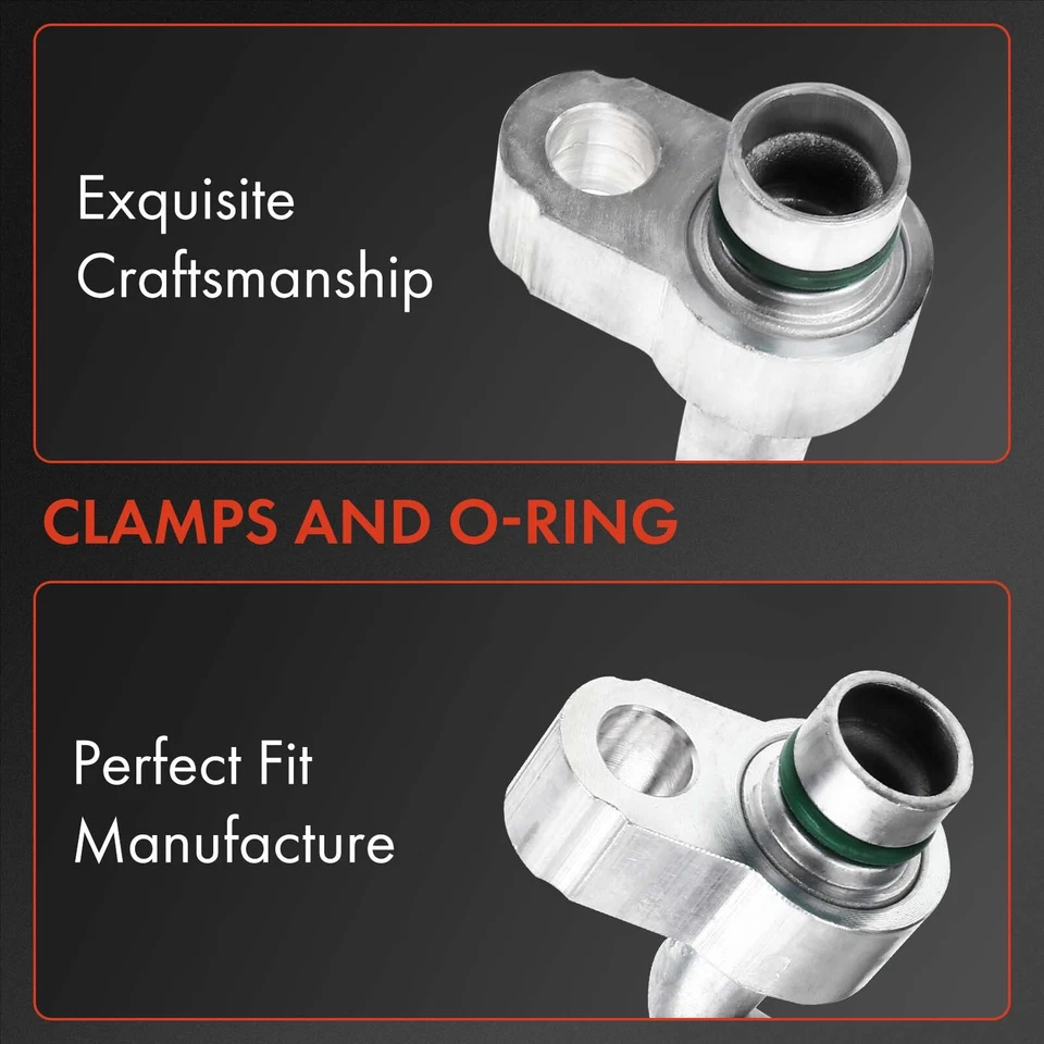 Nueva línea de descarga de aire acondicionado para Nissan Frontier Pathfinder Xterra V6 4,0 L 92490ZS50A Foto 2 de 4