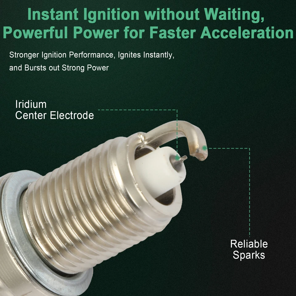 6x bujías de iridio y platino para Mazda 626 V6 1998-2002 2,5 L Foto 3 de 4