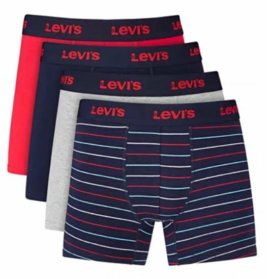 levi's men's 4 pack stretch boxer briefs