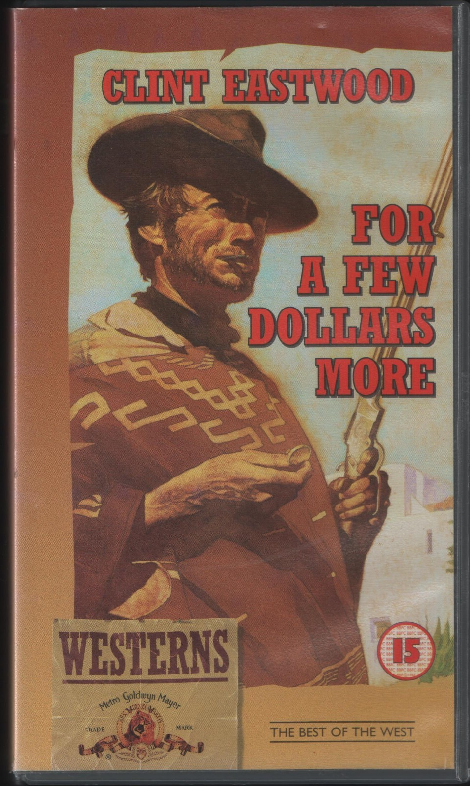For A Few Dollars More (1965) (VHS 1997) Sergio Leone Clint Eastwood Western