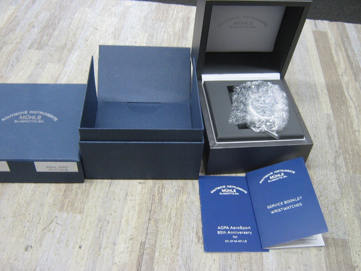 Mühle Glashütte TAPPA AEROSPORT 80TH ANNIVERSARY M1-37-34 -401 LB