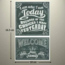 Mrs Grossman's Sticker - CHALK TALK - I AM WHO I AM - up to 20% OFF!!!