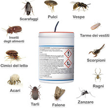 Vebi DURACID FUMOGENO Insetticida fumigante insetti striscianti e volanti 11 gr