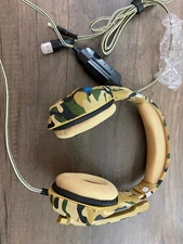 Beexcellent GM-500 Camouflage AUX USB Wired Boom Mic Studio Pro Gaming Headset