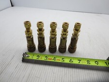 Foster Mfg. H2 Quick Disconnect Coupling Brass W/Fittings Lot Of 5 Each Used