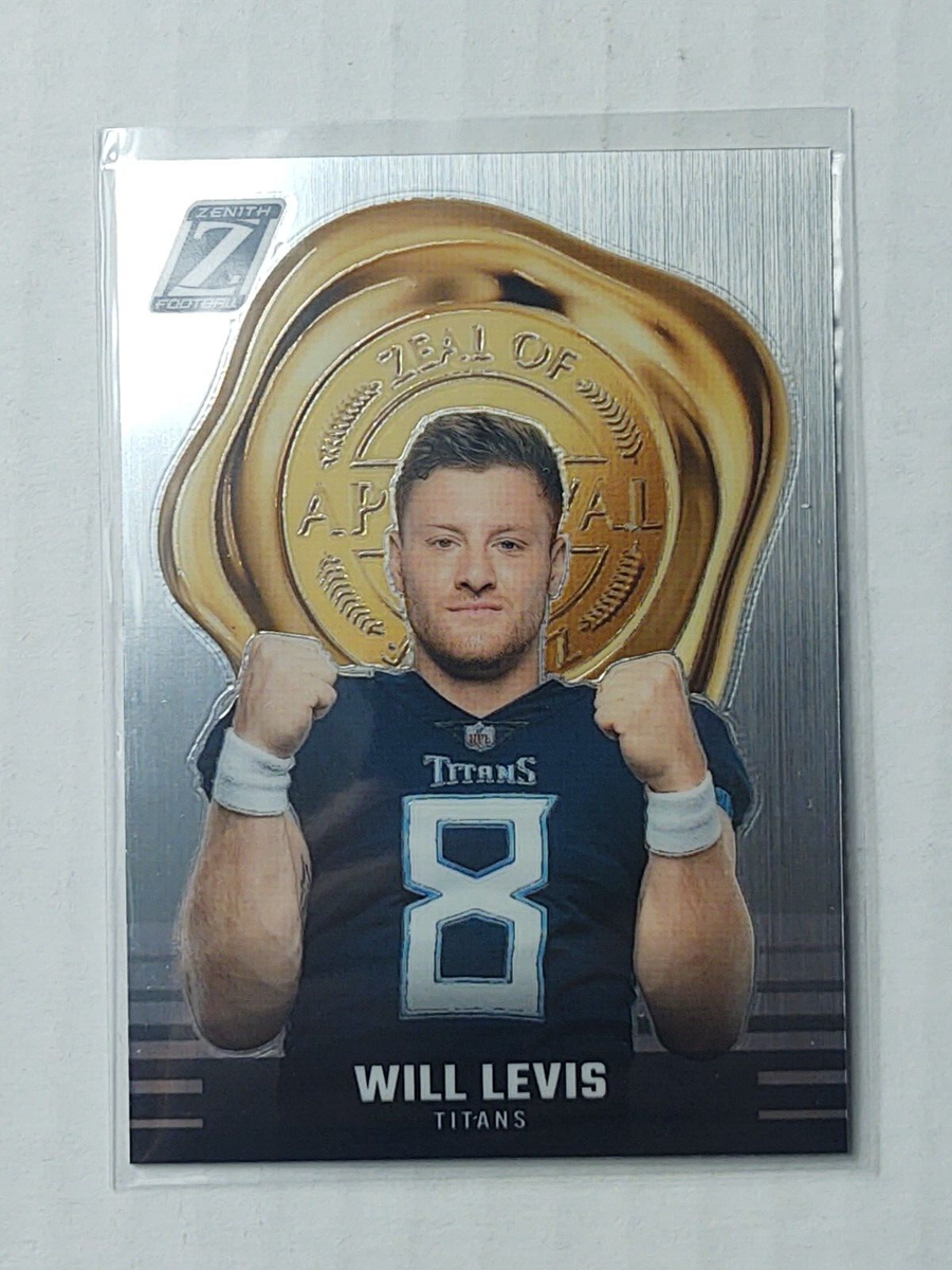 2023 Zenith Will Levis Rookie Zeal Of Approval # 25 Titans