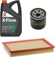 Mitsubishi Mirage 1.2 2013 Service kit and Air Oil Filters 5L Oil