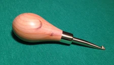 The Irish Hook (aka Hartman Hook) Ball handle rughooking hookie
