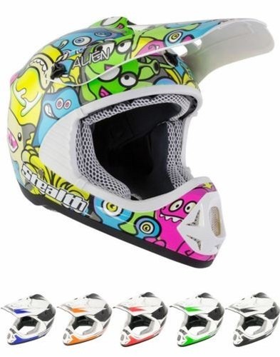 Joven Niños Infantil Motocross Atv BMX Enduro Rastrear Quad Casco | eBay