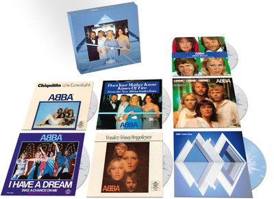 ABBA - VOULEZ VOUS LIMITED Boxset 7 VINYL 7'' Singles NEU OVP
