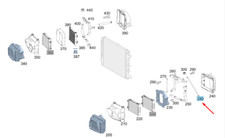 MERCEDES-BENZ AMG GT X290 Kühlerbefestigungsstrebe A2906280100 NEU ORIGINAL