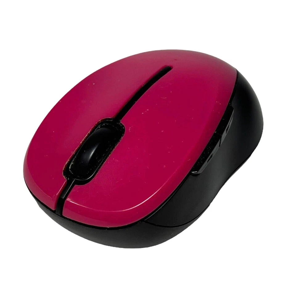 ONN Hot Pink Wireless Mini Compact Travel Optical Mouse 2.4GHz USB Wheel ~WORKS! - Image 2 of 4