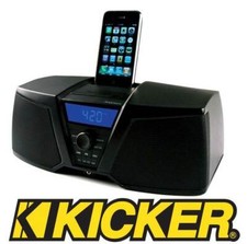 Kicker iKick150 Ipod/iPhone Docking Radio/Wecker mit AUX Anschluss