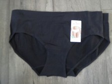 Women's Jockey Eco Seamfree Black Hipster Panties Lot/2 sz 8/XL NWT