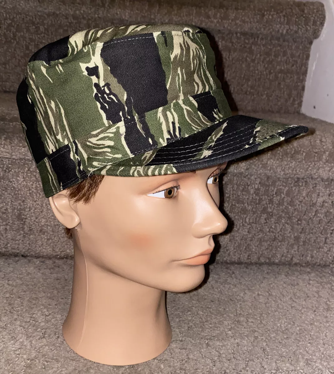 Rare Tiger Stripe Products Tiger Stripe Camo USMC Size 7 Point Utility  Cover Hat