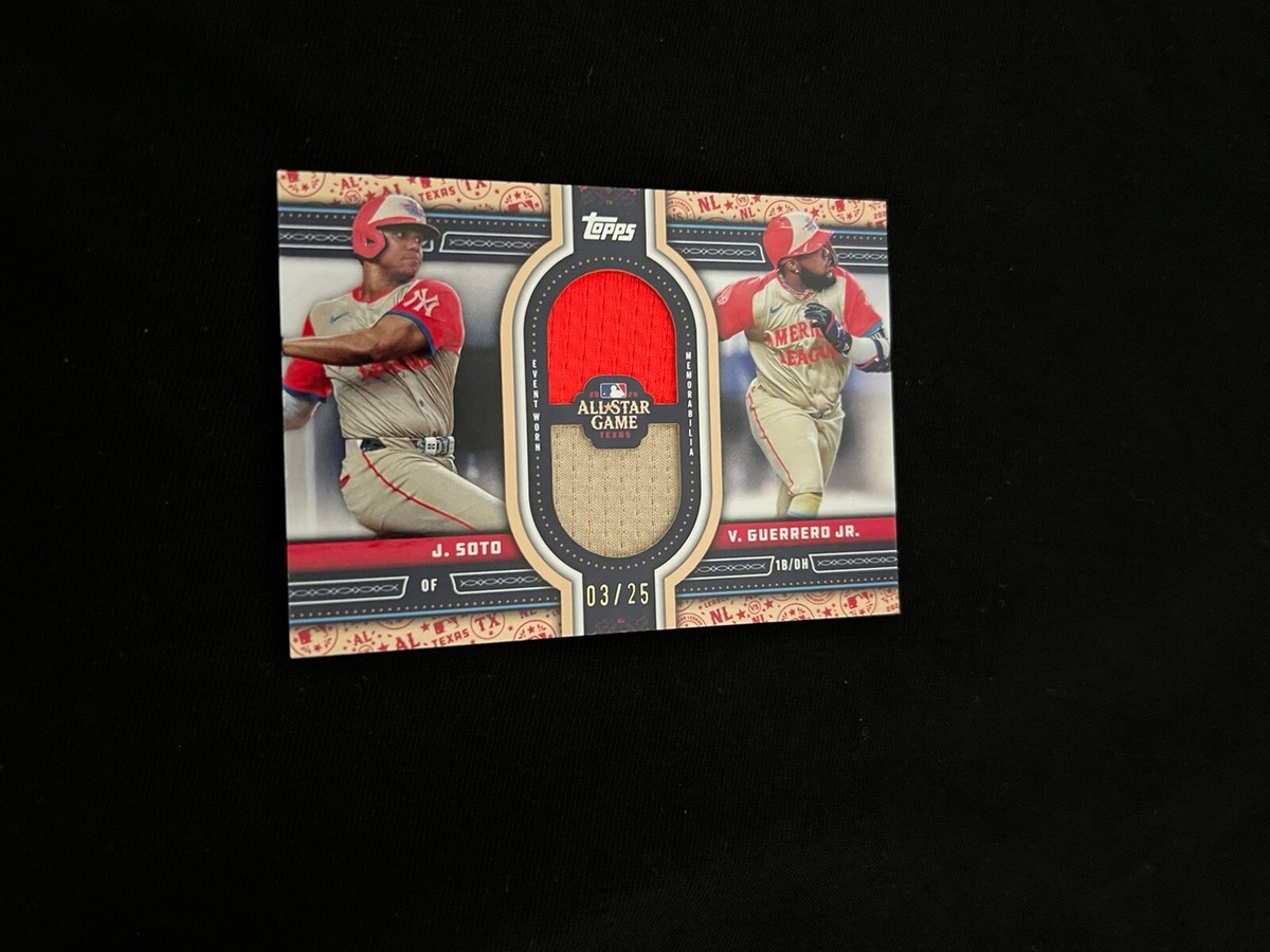 topps WBC フアンソト　レリックオート　JUAN SOTO　25シリアル topps WBC フアンソトレリックオートJUAN SOTO25シリアル