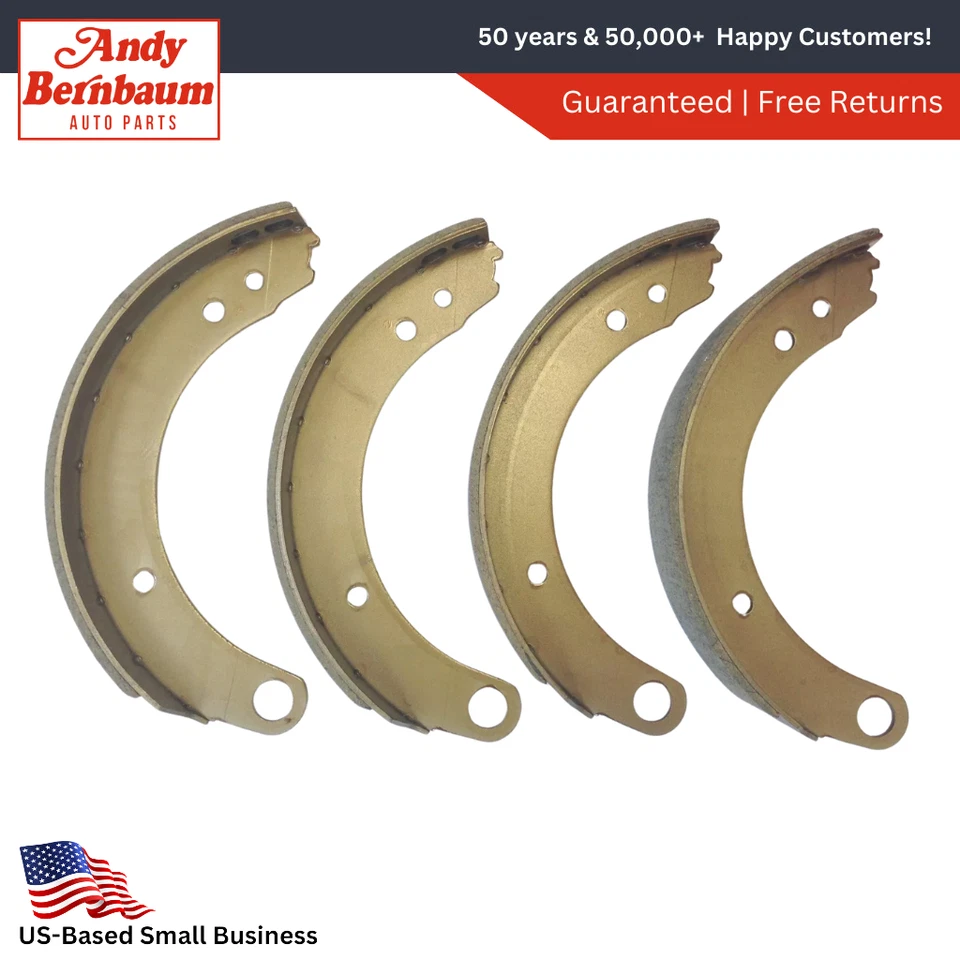 Juego de 4 zapatas de freno para Chrysler Imperial New Yorker Windsor 1951-1955 12"x 2" Foto 4 de 4