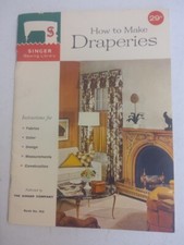 Bibliothèque de couture Singer 1960 Comment faire des draperies livre #102