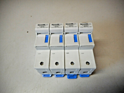 4 x NEU Ferraz Shawmut Ultrasafe US141 Sicherungshalter mit Sicherung 750 Volt