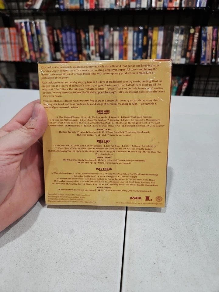 Genuine: The Alan Jackson Story 3CD w/Poster Exclusive Box Set NEW & SEALED 🇺🇸 - Image 2 of 4