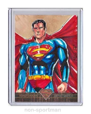 SUPERMAN THE LEGEND SUPERMAN SKETCH MEL JOY SAN JUAN MJS