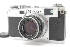 ⏯️【NEAR MINT】 Nikon S2 Rangefinder Film Camera Body H.C 5cm 50mm F2 Lens...