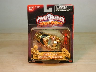 Bandai Power Rangers  2003 NINJA STORM N.Y.T.F. ACTION RACER -toy fair exclusive