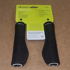 Ergon GA3-L Ergonomic lock-on Black Bicycle Grips Open Package