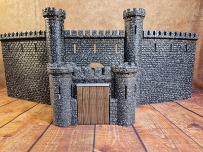 D&D DM Dungeon Master Screen DnD 3D Printed Castle Walls