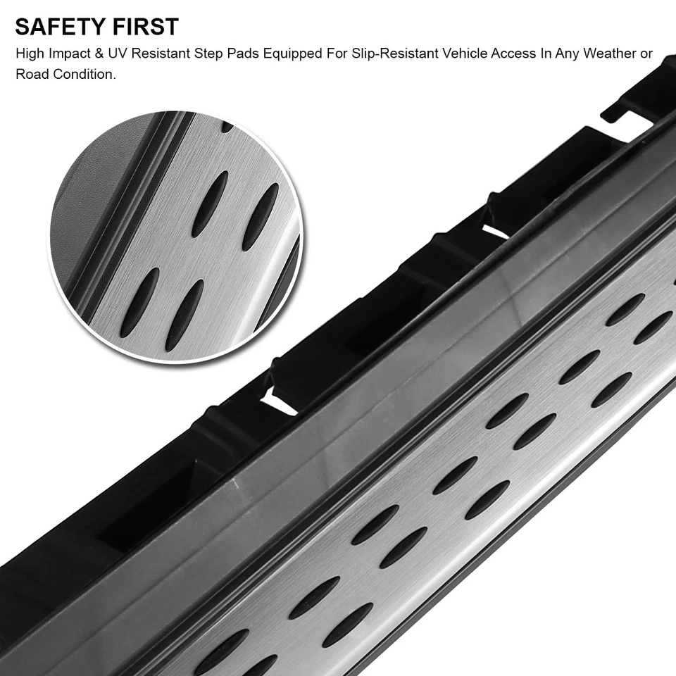 Fits 2016-2019 Mercedes Benz C292 GLE Coupe Side Step Bars Running Boards 2PC - Image 4 of 4
