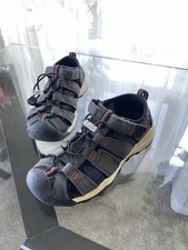 Keen Sandals Kids 1 Newport Gray Orange 1018434 Terrain Hiking Washable